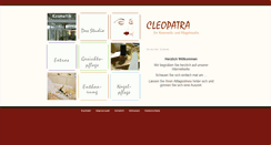 Desktop Screenshot of kosmetik-cleopatra.de